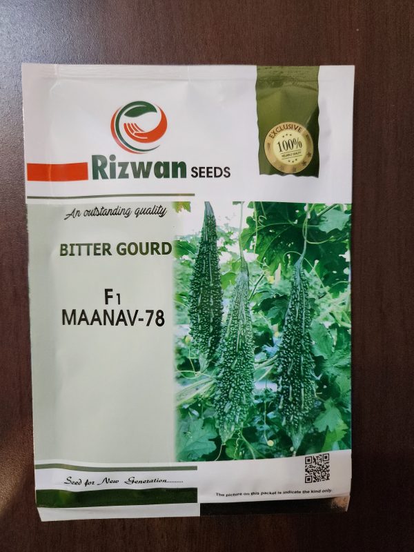 F1 Maanav -78 Bitter Gourd Seeds - Rizwan Seeds