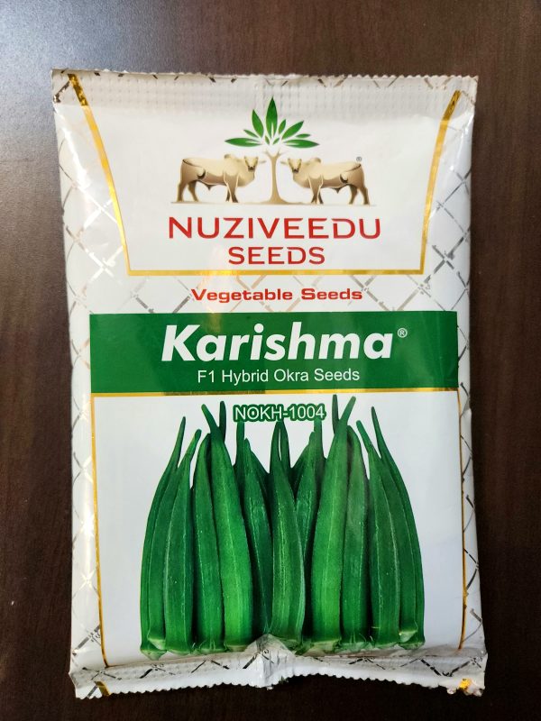 Nokh-1004 Karishma F1 Hybrid Okra Seeds - Nuziveedu Seeds