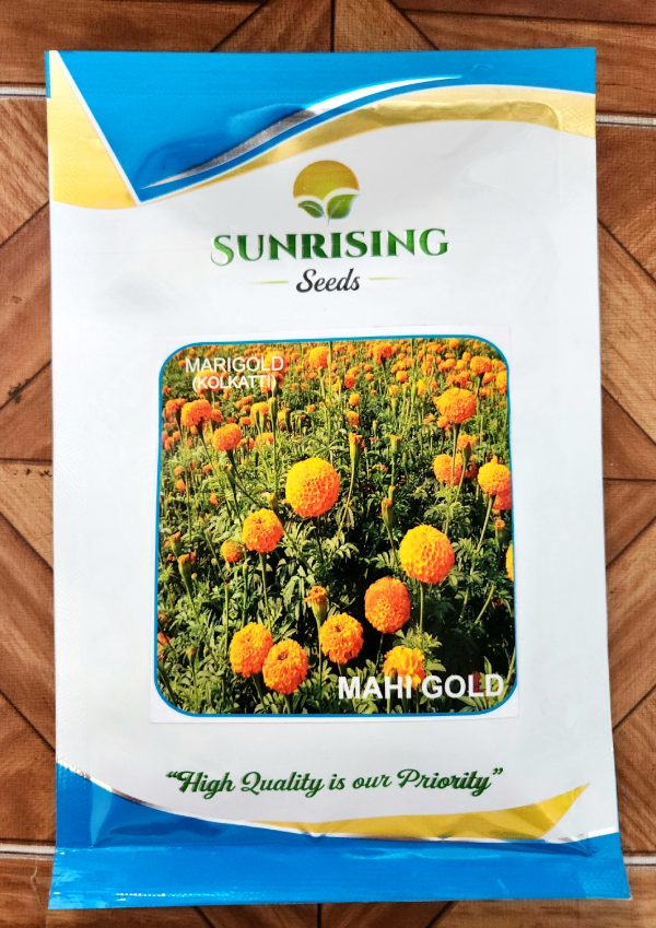 Mahi Gold Marigold Seeds - Sunrising Seeds